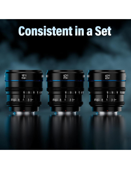 Lente Cine SIRUI Night Walker 24mm T1.2 Enfoque Manual Lente Cine SIRUI Night Walker 24mm T1.2 Enfoque Manual