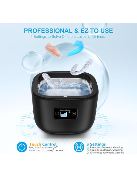 Limpiador Ultrasonido TANAVE 255ml para Dentaduras y Joyería