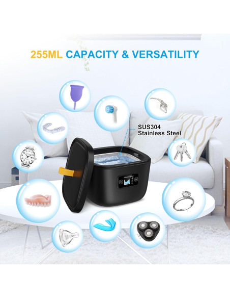 Limpiador Ultrasonido TANAVE 255ml para Dentaduras y Joyería