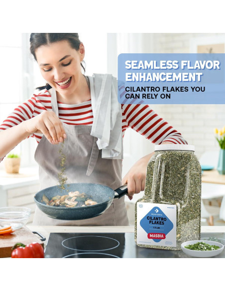 Copos de Cilantro Dependable Food 680 g - Sazonador Natural Copos de Cilantro Dependable Food 680 g - Sazonador Natural