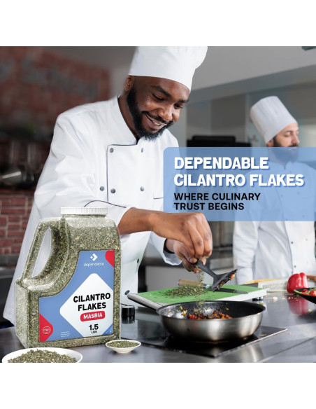Copos de Cilantro Dependable Food 680 g - Sazonador Natural Copos de Cilantro Dependable Food 680 g - Sazonador Natural