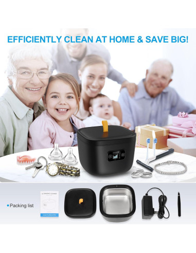Limpiador Ultrasonido TANAVE 255ml para Dentaduras y Joyería