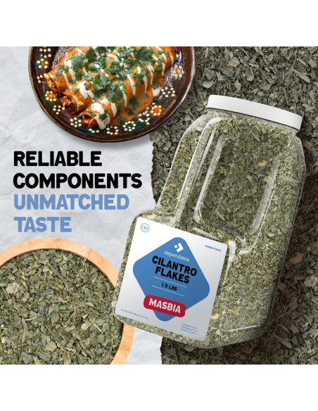 Copos de Cilantro Dependable Food 680 g - Sazonador Natural Copos de Cilantro Dependable Food 680 g - Sazonador Natural