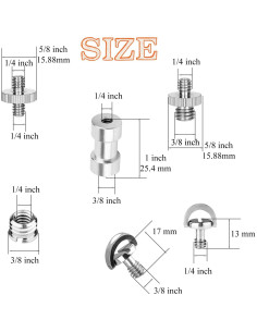 Juego de 12 Tornillos de Montaje para Cámara Matrelt 2