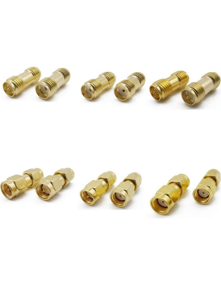 Kit de Conectores SMA 18 Piezas ALLiSHOP para Antenas y Radios