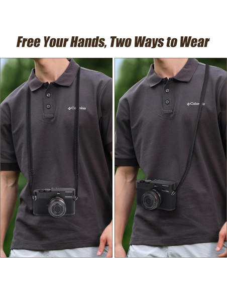 Correa de Cámara ARVOK 110cm con Muñequera - Universal SLR DSLR