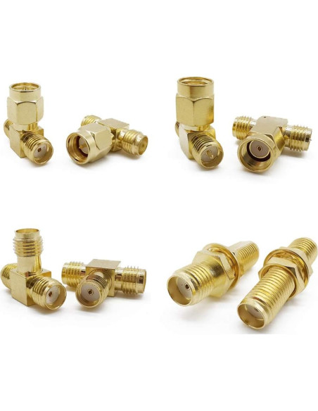 Kit de Conectores SMA 18 Piezas ALLiSHOP para Antenas y Radios