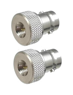 Conector Coaxial BNC Hembra a SMA Macho 8Pcs QLXHBOT 2