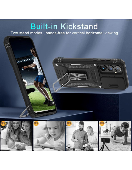 Funda DEERLAMN para Samsung Galaxy A35/A55 5G - Protección Militar