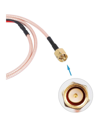 Cable de Conector SMA Macho a Dupont 1m - Yingtuyou LE-8