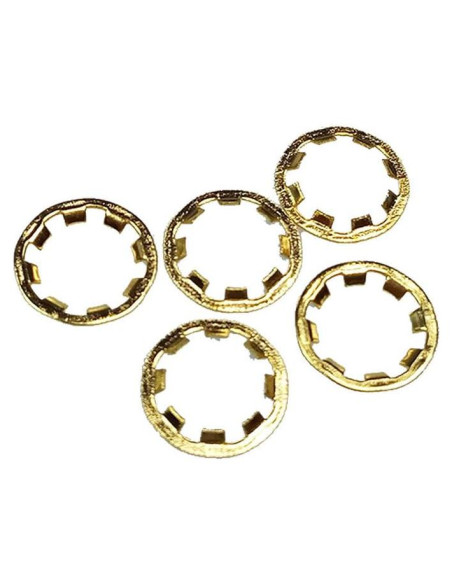 50 Piezas Arandelas SMA Baño de Oro para Conectores RF