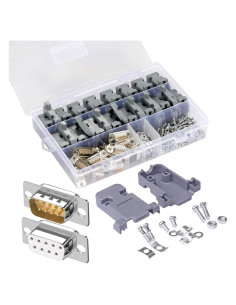 Conectores de Soldadura DB9 Macho y Hembra ANMBEST - 20 Piezas