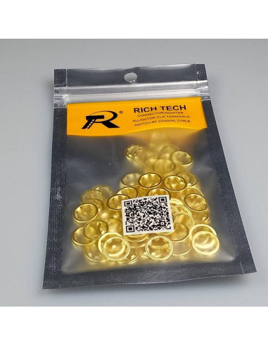 50 Piezas Arandelas SMA Baño de Oro para Conectores RF