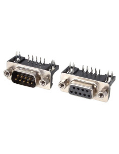 Conector DB9 Macho y Hembra uxcell 9 Pines 5 Pares