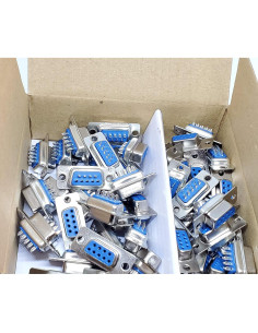 Conectores D-Sub hembra DB9 para soldar - Paquete de 50 2