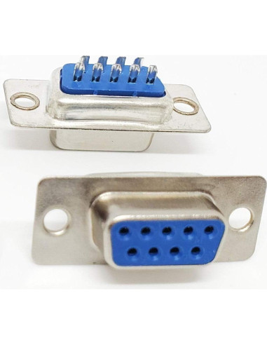 Conectores D-Sub hembra DB9 para soldar - Paquete de 50