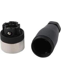 Conector Femenino M12 4 Pines IP67 Elecbee - 2 Piezas 2