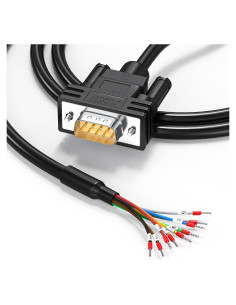 Cable de Extensión DB9 RS232 Hembra a Cable Pelado 0.91m JUXINICE