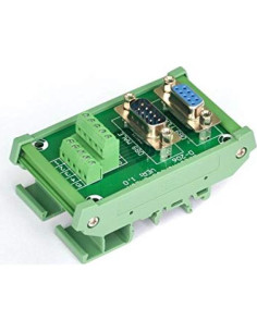 Módulo de Interfaz DB9 Electronics-Salon Montaje en Riel DIN 2