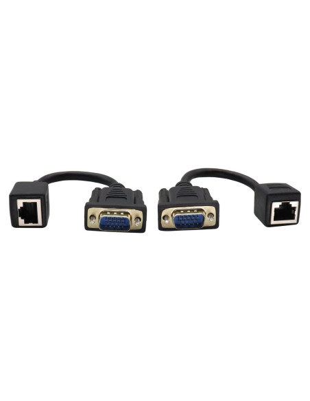 Adaptador VGA a RJ45 ZUYOOK 15cm 2Pack para Video Multimedia