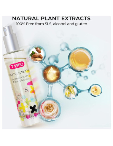 Spray Protector Térmico TYMO 50ml con Aceite de Argán