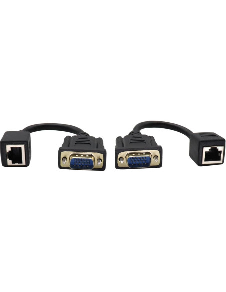 Adaptador VGA a RJ45 ZUYOOK 15cm 2Pack para Video Multimedia
