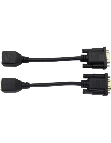 Adaptador VGA a RJ45 ZUYOOK 15cm 2Pack para Video Multimedia