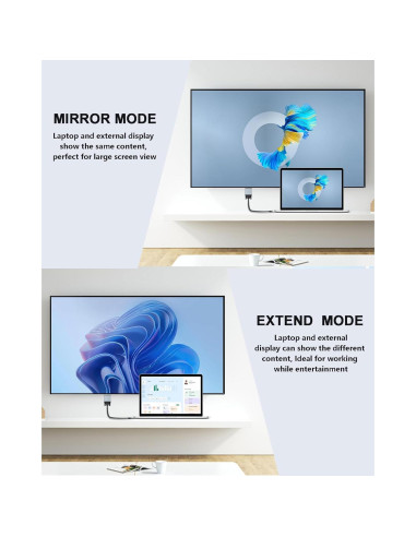 Cable DisplayPort a VGA 0.91m Foboiu HD 1080P Aluminio