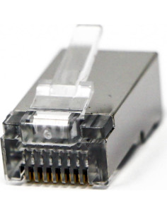 Conector Crimpado RJ45 Cat5e Blindado Tupavco TP806 - 100 Pcs 2