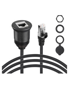 Cable RJ45 Macho a Hembra SinLoon 0.91M Montaje en Panel