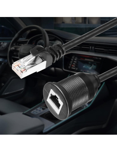 Cable RJ45 Macho a Hembra SinLoon 0.91M Montaje en Panel