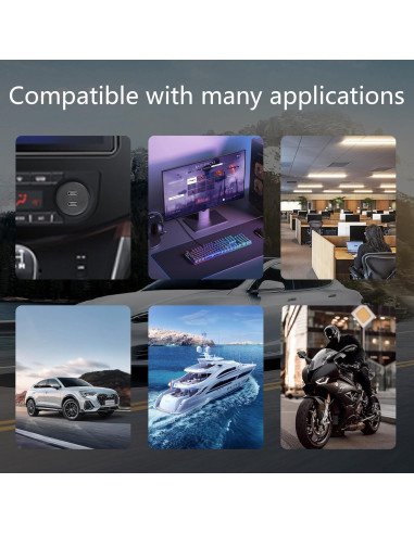 Cable RJ45 Macho a Hembra SinLoon 0.91M Montaje en Panel