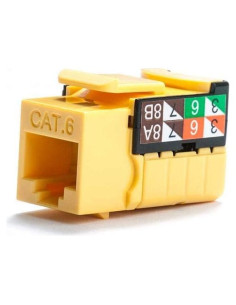 Conector Keystone RJ45 Cat6 Vertical - Toma de Pared UL