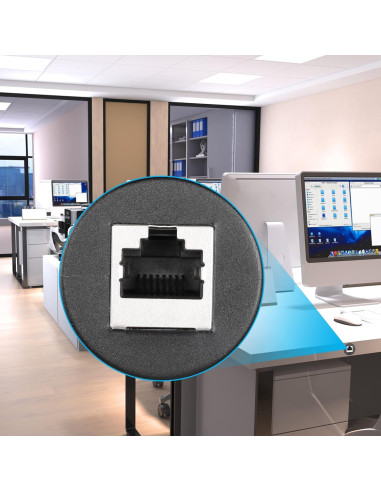 Cable RJ45 Macho a Hembra SinLoon 0.91M Montaje en Panel