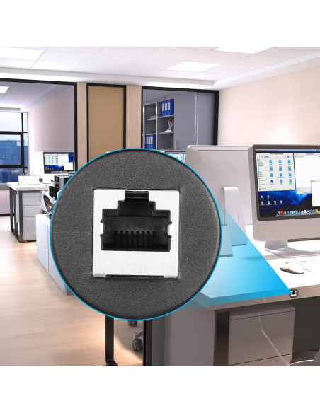 Cable RJ45 Macho a Hembra SinLoon 0.91M Montaje en Panel