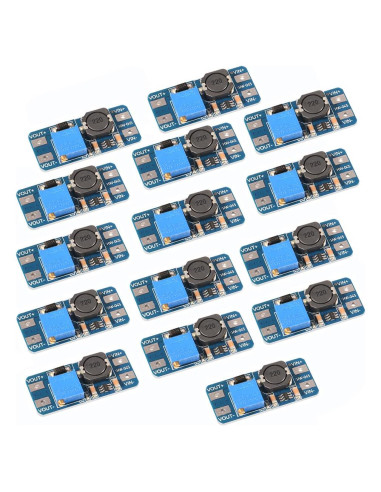 15PCS Regulador de Voltaje DC-DC MT3608 2A Ajustable 2-24V