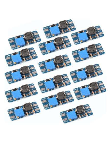 15PCS Regulador de Voltaje DC-DC MT3608 2A Ajustable 2-24V