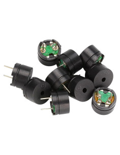 20 Piezas Zumbador Pasivo Piezoeléctrico 12V 16R para Electrónica