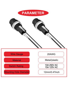 Soporte de Fusible Montaje en Panel MKBKLLJY 12V 10A 15A 2