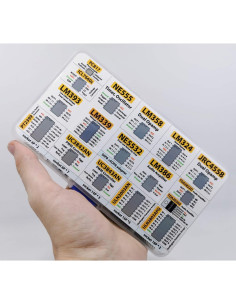 Asortimento de Chips IC 150 pcs con Zócalos y Adaptador 2