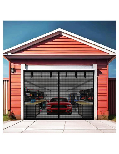 Pantalla de puerta de garaje YoFuZiHu 2.54x2.49m con imanes