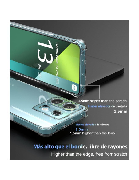 Funda TPU Transparente USTIYA para Xiaomi Poco X6 5G / Redmi Note 13 Pro 5G Funda TPU Transparente USTIYA para Xiaomi Poco X6 5G / Redmi Note 13 Pro 5G