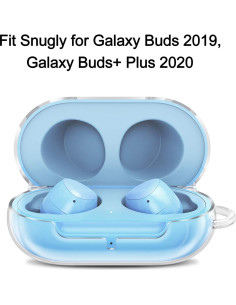 Funda Dura Fintie para Galaxy Buds Plus/2019 - Transparente 2