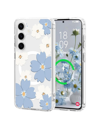Funda Silicona Transparente KONGHUI para Samsung Galaxy S25/S24 Plus