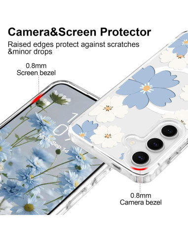 Funda Silicona Transparente KONGHUI para Samsung Galaxy S25/S24 Plus