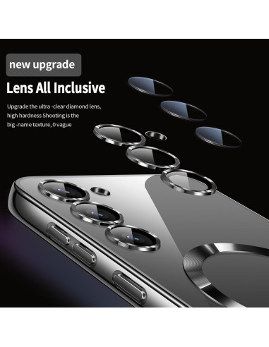 Funda Transparente TSEHHOL para Samsung Galaxy S25 con MagSafe