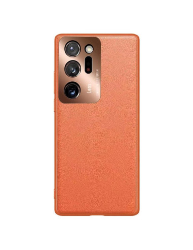 Funda de cuero para Samsung Galaxy Note 20 Ultra - Naranja