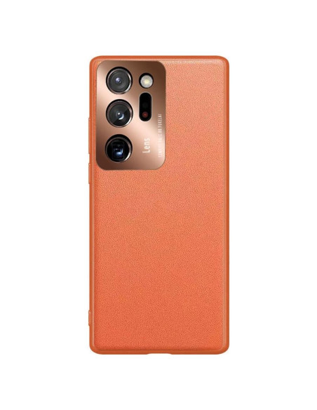 Funda de cuero para Samsung Galaxy Note 20 Ultra - Naranja Funda de cuero para Samsung Galaxy Note 20 Ultra - Naranja