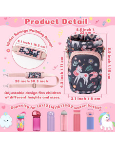 Bolsa Portabotellas 2ooya Caballo Mágico Neopreno 13.97cm 2