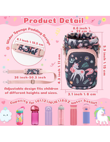 Bolsa Portabotellas 2ooya Caballo Mágico Neopreno 13.97cm